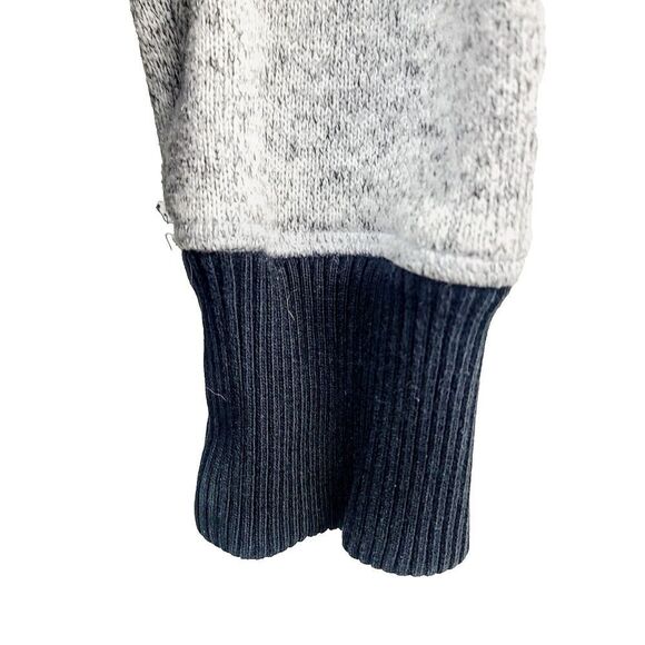 Roots Hoodie Sweatshirt‎ M Gray Athletic Goods Sweater Knit Warm Pocket Pullover - Picture 4 of 10